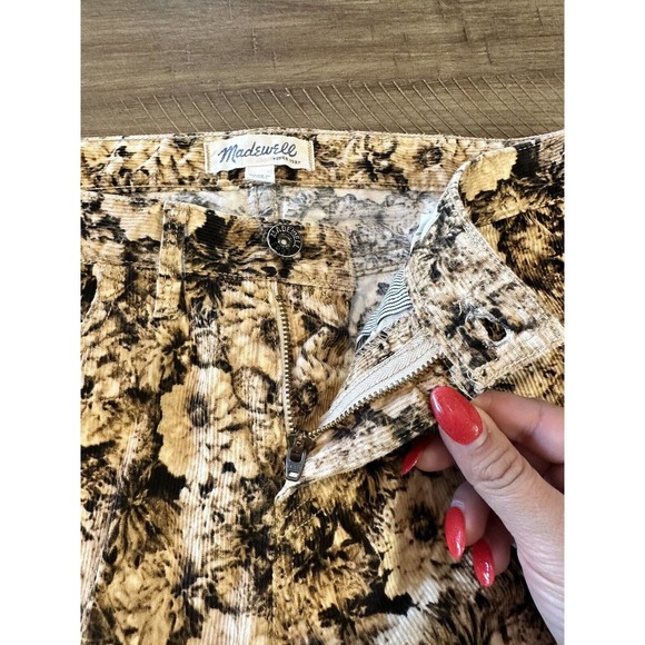 Madewell Skinny Skinny Cords Corduroy Pants in Photoflower Women’s Size 27 - Picture 7 of 16